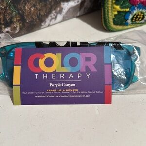 PURPLE CANYON Aqua Color Therapy Sunglasses for Chakra Healing and Mood